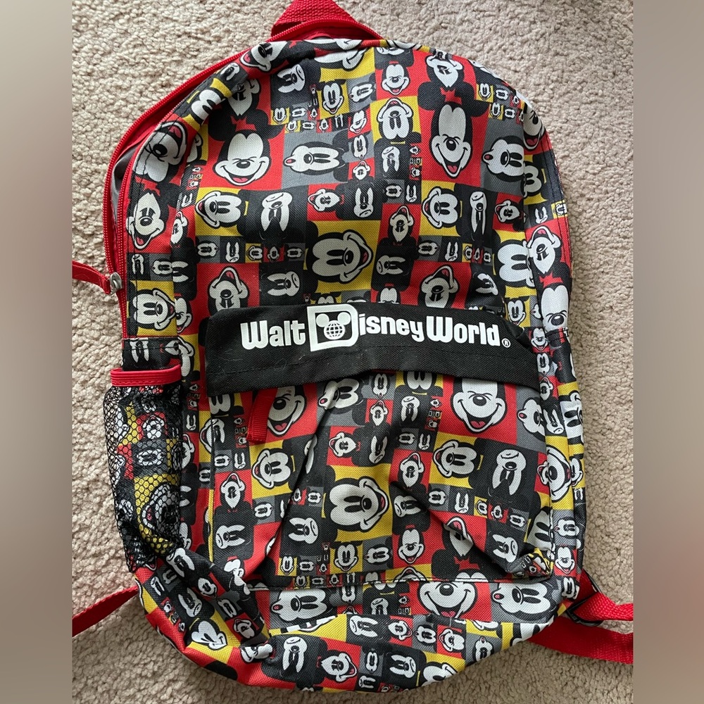 Vintage Walt Disney World Mickey Backpack